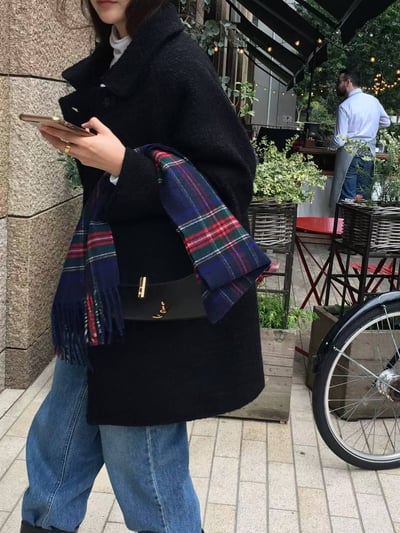 咖現貨特價！《質感onni》78公分衣長羊毛大衣6