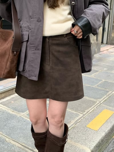 黑色s現貨！《V家》許願不停短裙斷貨就來件打底短褲8