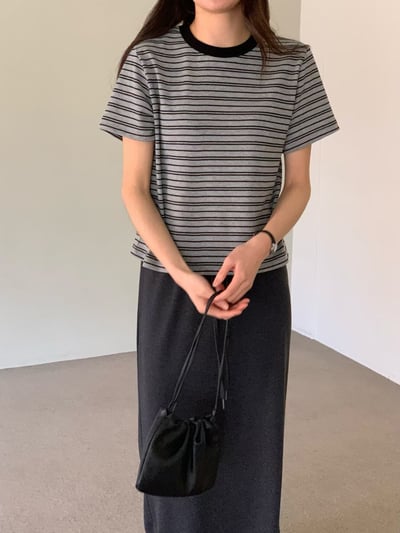 W6成團！《花語家》超Q彈條紋T回歸!(推新色高級gray)6