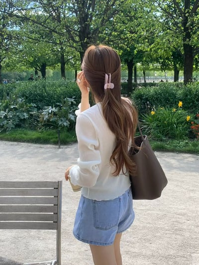 早鳥價開團中！《ounce》淺藍單寧denim短褲3