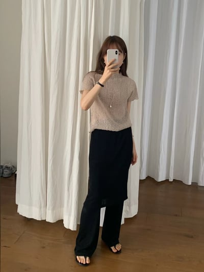 W5成團！《ounce》雲朵皺皺短袖blouse2