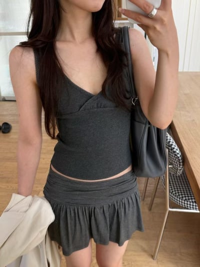 last 1早鳥價！《小資湊免運》寬肩帶蕾絲交叉背心14