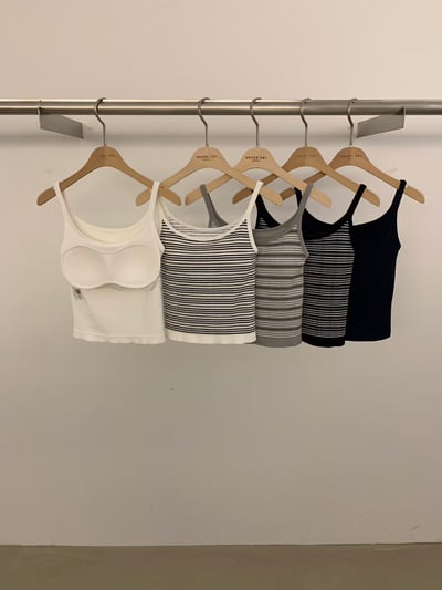 W6成團！《bra top專家》直紋bra top8