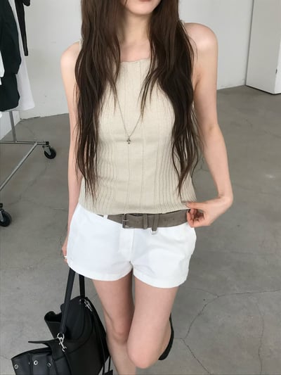 W7成團！《26春夏爆紅設計師》不規則直紋針織背心10