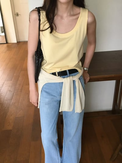 W9成團！《背心富翁》質感在線遮肉顯瘦背心11