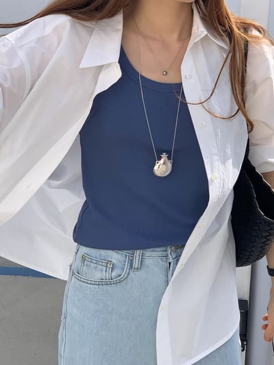 W6成團！《ounce》細直坑紋背心4