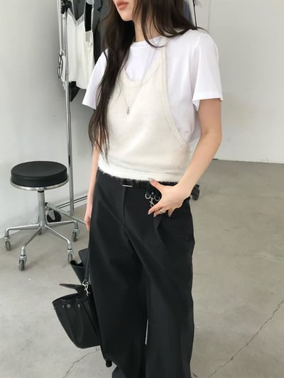 W7成團！只剩三色《26春夏爆紅設計師》寬鬆圓領tee11