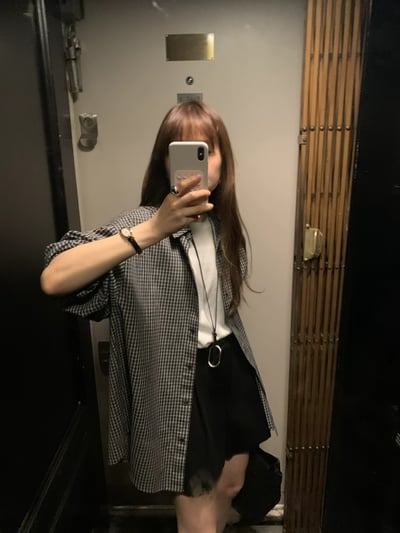 斷貨《ounce襯衫真的推》韓妞中性格紋襯衫16