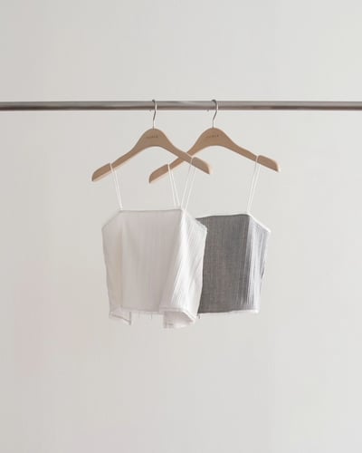 早鳥價開團中！《ounce》背後綁帶lace細肩帶直條紋背心9