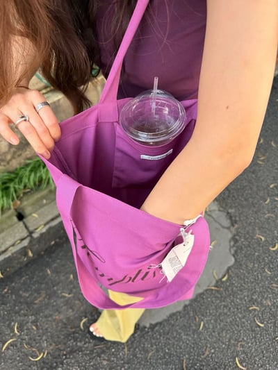 W7成團！《春日配件》春天的棉布袋(推army寶拉紫)8