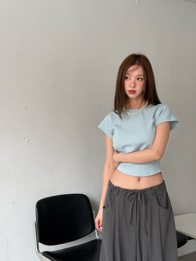 早鳥價開團中！《春夏T shirt》圓弧下擺短版T3