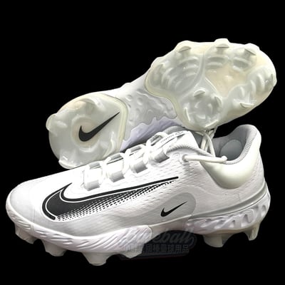 (小胖美國棒壘) Nike Alpha Huarache Elite 4 白黑配色膠釘鞋1