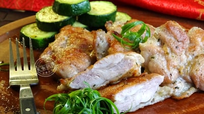 田園香草雞腿排1