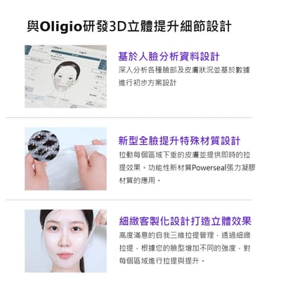 【iMeuu愛美悠】BIOHEAL BOH 3D全臉提拉面膜(單片)緊緻 提拉 雙下巴 輪廓線 下顎線 凝膠面膜4