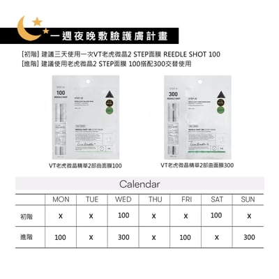 【iMeuu愛美悠】VT老虎微晶精華100 2部曲面膜5片入REEDLE SHOT100 鎮定 緊緻5