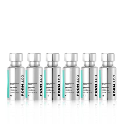 【iMeuu愛美悠】VT PDRN ESSENCE 100純素山蔘精華-團購超值6瓶入/平行輸入 VEGAN 彈力 細紋 塗抹式水光1