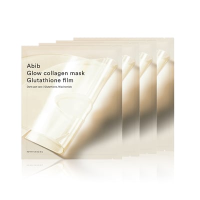 【iMeuu愛美悠】Abib膠原蛋白光澤修護面膜(4片入) /平行輸入 透明水凝膠 膠原蛋白面膜 穀胱甘肽 菸鹼醯胺1