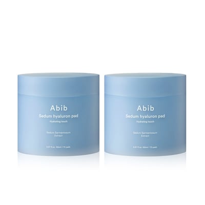 【iMeuu愛美悠】Abib玻尿酸保濕潤澤棉片75片[1+1超值組] /平行輸入 爽膚棉 深層保濕 濕敷 山梨醇 泛醇1