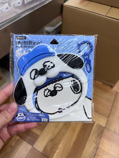 日本 PEANUTS 史努比 矽膠手機掛環 防摔手環 掛片 史努比 Olaf 查理布朗 歐拉夫4