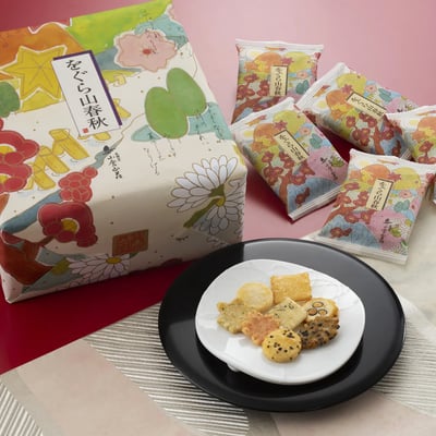 小倉山春秋 中缶（8個入16袋）3