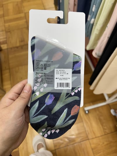 STREAM print socks 花系列 中筒襪 （23～25cm）16