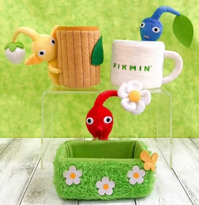 日本任天堂-Pikmin 皮克敏毛絨收納盒1