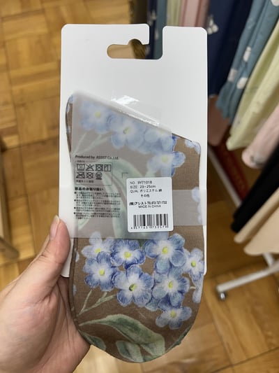 STREAM print socks 花系列 中筒襪 （23～25cm）18