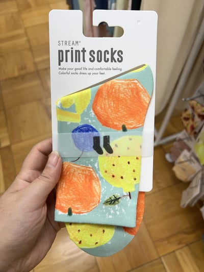 STREAM print socks 塗鴉系列 中筒襪（23～25cm）11