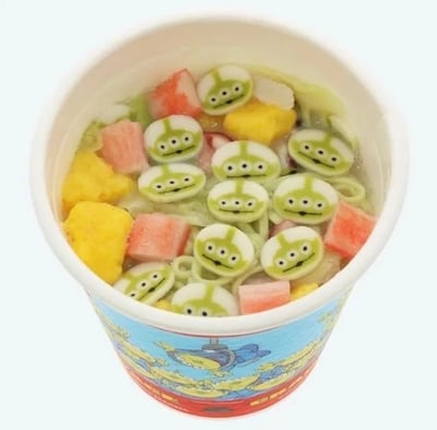 日本迪士尼可愛三眼怪泡麵（4入組）2