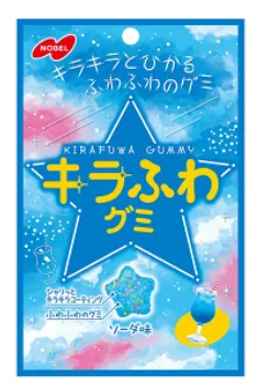 閃亮星星軟糖 葡萄/鳳梨/汽水口味3