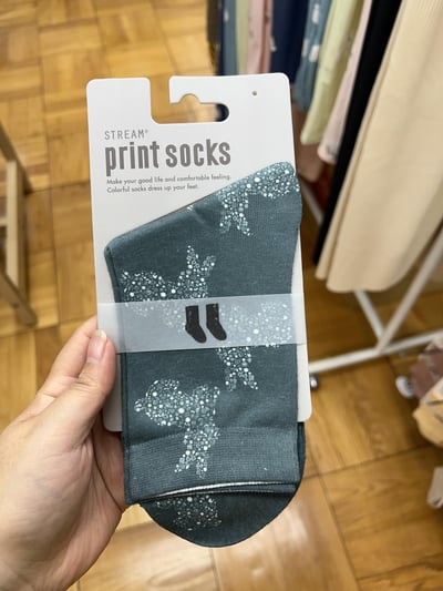 STREAM print socks 塗鴉系列 中筒襪（23～25cm）15