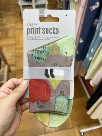 STREAM print socks 塗鴉系列 中筒襪（23～25cm）21