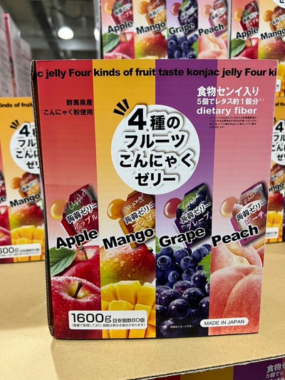 雪國 4種水果蒟蒻果凍80入 573611