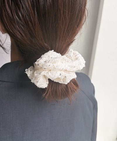 花朵蕾絲髮圈2