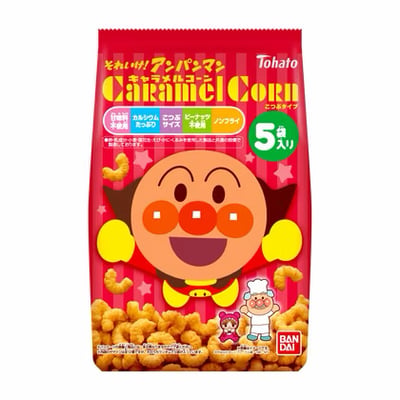 東鳩 5袋入 寶寶圈圈餅 薄鹽風味 40g 焦糖玉米 40g1
