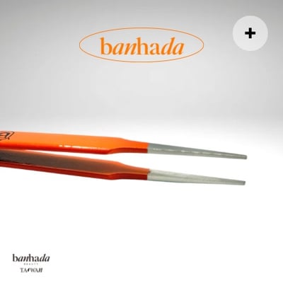 品牌經典橘直柄鑷子3