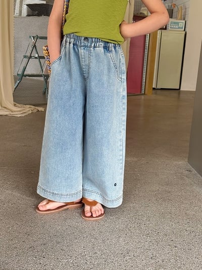 A1-008 韓版休閒直筒萊賽爾天絲復古牛仔褲8