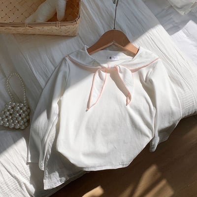 B1-065 甜美海軍領打底潮流長袖10