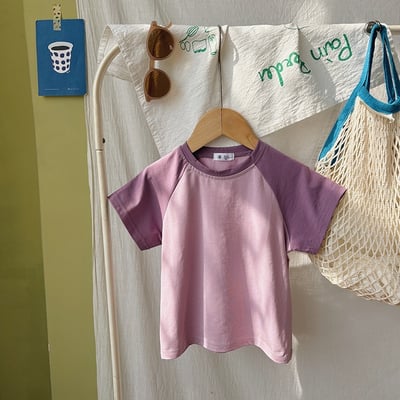 B1-058 寬鬆圓領撞色打底上衣7