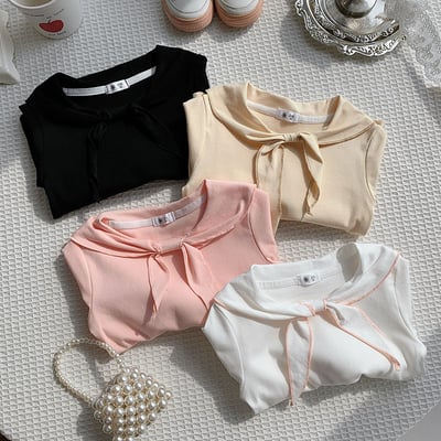 B1-065 甜美海軍領打底潮流長袖1