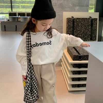 C1-096 字母落肩袖休閒上衣2