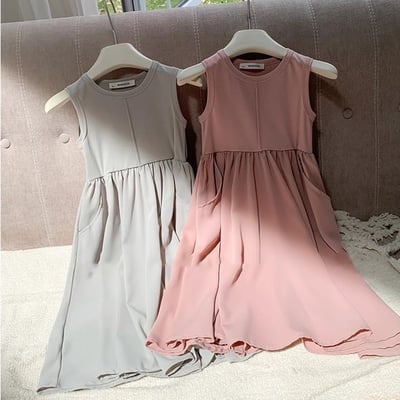 C1-071 無袖背心公主裙拼接沙灘裙5