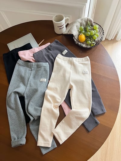 A1-020 高彈性修身百搭貼標韓版打底褲13