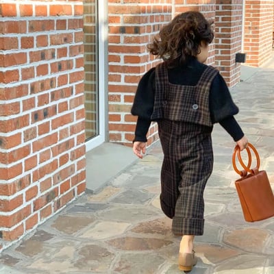 C1-029 毛呢小香風背心闊腿褲加打底上衣3