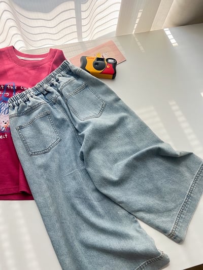 A1-008 韓版休閒直筒萊賽爾天絲復古牛仔褲10