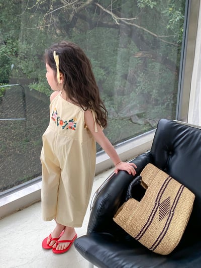 C1-009 連身衣刺繡吊帶連身褲4