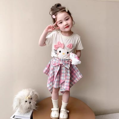 C1-082 甜美可愛薄款夏裝褲裙套裝1