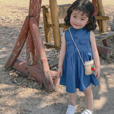 C1-068 無袖洋裝牛仔背心裙3