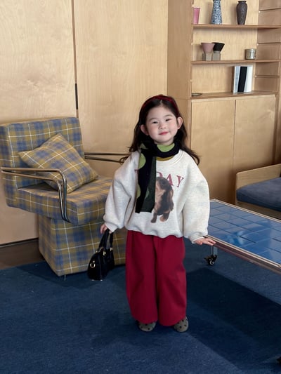 D1-025 羊駝絨加厚圓領上衣+加絨褲子9