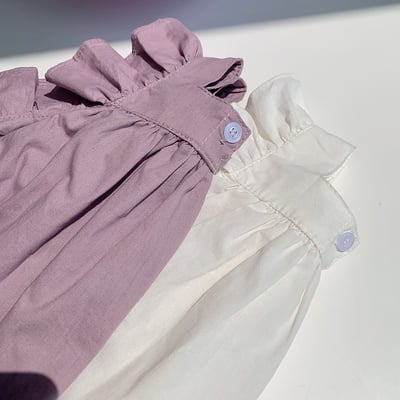 B1-007 小清新荷葉邊飛袖連身裙12